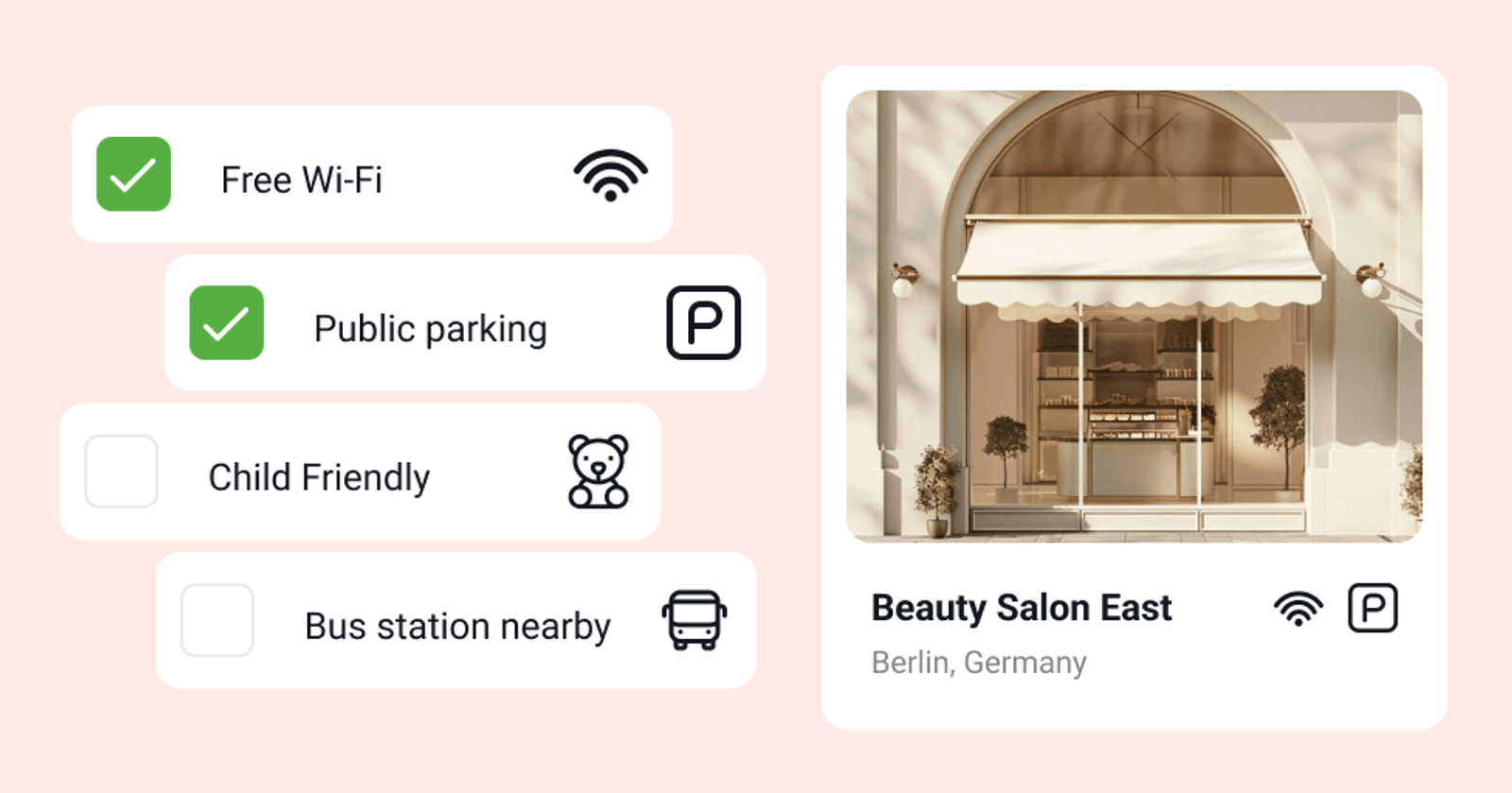 Mettez en avant les avantages de vos emplacements ✅